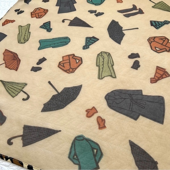 ECHO Silk Bandana/Neckie Printed Scarf with Animal Print Edge - Picture 6 of 16